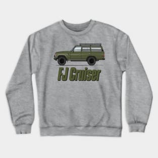 Cruiser-Olive Crewneck Sweatshirt